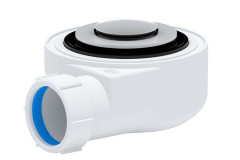 Sif�n do sprchovej vani�ky  d50 klik-klak n�zky s krytkou d46