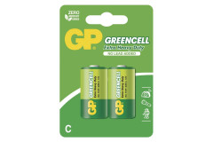 Zinko-chloridov� bat�ria GP Greencell R14 (C) 2ks