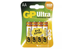 Alkalick� bat�ria ultra 15AU LR6 AA 6+2ks GP