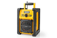 Prenosn� stavebn� r�dio 15W NEDIS s tlmi�mi n�razov FM, BT