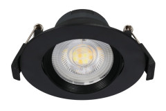 Svietidlo ORO ZUMA LED R 5W CCT-B kruh �ierne