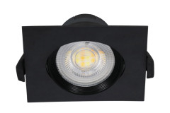 Svietidlo ORO ZUMA LED S 5W CCT-B �tvorec �ierne