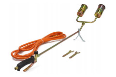 Plynov� hor�k s 2 tryskami, 58kW, d�ka 85cm, hadica 3m, priemer hor�kov 60mm, MAR-POL