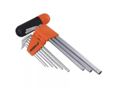 Sada imbusov�ch k���ov CrV 1,5 - 10mm, 9ks, extra dlh� v plastovom dr�iaku