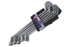 Sada o�kov�ch k���ov zahnut� 8ks CrV 6-22mm