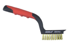 Dr�ten� kefa 5-radov� mosadzn�, d�ka 180mm