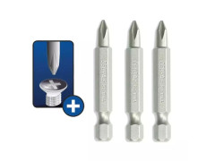 Skrutkov� bity Phillips PH2�50mm, 3ks blister