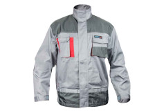 Bl�za ochrann� ve�kos� S/48, �ed�, Comfort line, gram� 190g/m2