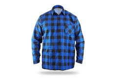 Flanelov� ko�e�a modr�, ve�kos� S, 100% bavlna