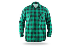 Flanelov� ko�e�a zelen�, ve�kos� M, 100% bavlna