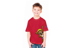 Detsk� tri�ko DEDRU� �erven�, ve�. 6/122cm, bavlna