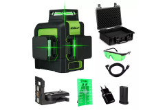 Kr�ov� laser s pr�slu�enstvom zelen� DEDRA