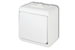 Vyp�na� �.1 IP54 JUNIOR biely - WHE-1