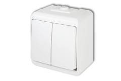 Vyp�na� �.5 IP54 JUNIOR biely - WHE-2