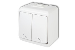 Vyp�na� �.5B IP54 JUNIOR biely - WHE-7