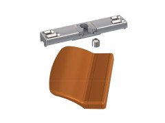 Balk�nov� k�u�ka + z�padka Aluplast zlat� dub