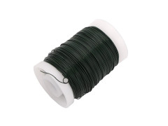 Floristick� dr�t na cievke 0,35mm 100g zelen�
