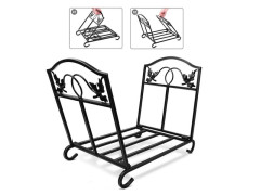 Dekorat�vny skladac� stojan na krbov� drevo