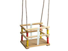 Dreven� hojda�ka 30x30 cm s poistkou