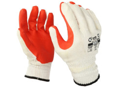 Dla�obn� rukavice vystu�en� 1xgumou 10