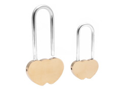 Visiaci z�mok v tvare srdca na grav�rovanie 40 mm