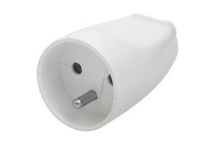 Z�suvka spojovacia biela 230V IP20