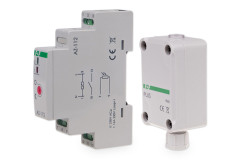 S�mrakov� sp�na� AZ-112 plus s extern�m �idlom DIN, 16A, 230V AC, 1mod + �idlo, IP65 (F&F)
