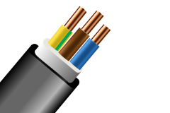 Ploch� meden� k�bel CYKY-J 3�1,5mm