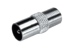 Konektor redukcia IEC vidlica - F z�suvka priama