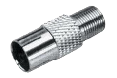 Konektor redukcia IEC z�suvka - F z�suvka priama