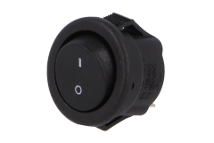 Kol�skov� vyp�na� mini 2-polohov� �ierny 3A 250V