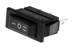 Kol�skov� vyp�na� 3-polohov� �ierny 16A 250V