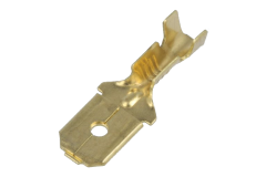 Neizolovan� ploch� konektor sam�ek 6,3mm/0,8mm