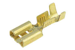 Neizolovan� ploch� konektor sami�ka 6,3mm/0,8mm