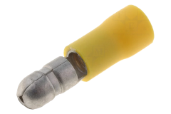 Izolovan� okr�hly konektor sam�ek �lt� 5mm