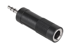 Redukcia JACK 3,5mm vidlica � JACK 6,35mm z�suvka stereo