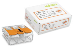 Svorka WAGO 221-413, 3x0,08-4mm CYA 50ks