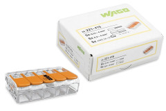 Svorka WAGO 221-415, 5x0,08-4mm CYA 25ks