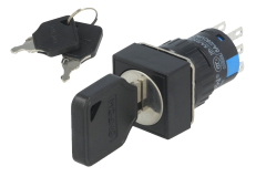 Vyp�na� so z�mkom a k���ami 3-polohov� 16mm