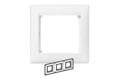 3-r�m�ek Legrand Valena biely