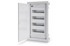 Kovov� pr�strojov� skrinka - rozv�dza� pod omietku IP40 48+8M (368�753�93mm) SCAME