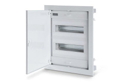 Kovov� pr�strojov� skrinka - rozv�dza� pod omietku IP40 24+4M (443�368�90mm) SCAME