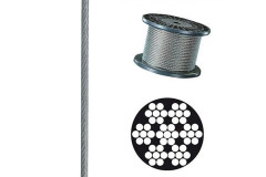 Poplastovan� oce�ov� lano 3/4mm