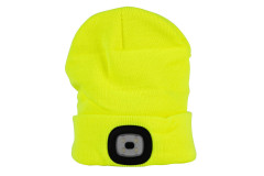 Pleten� �iapka s �eln�m LED svetlom �lt� L