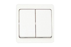 Vyp�na� �.5B �tandard biely lustrov� kr�ov� 6+6 4FN 57504 TESLA