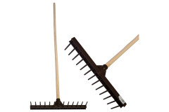 Z�hradn� plastov� hrable s n�sadou 13-zubov�