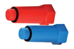 Z�tka 1/2" d38�L=75mm testovacia PVC �erven� s o-kr��kom