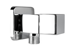 Rohov� ventil 1/2"�3/8" hranat� bez filtra, pochr�movan� s keramick�m vr�kom