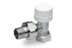 Radi�torov� ventil 1/2" DN15 priamy, poniklovan�, termostatick� s prednastaven�m