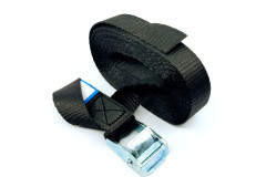 Jednodielny r�chloup�nac� p�s so sponou a vo�n�m koncom �ierny 4M